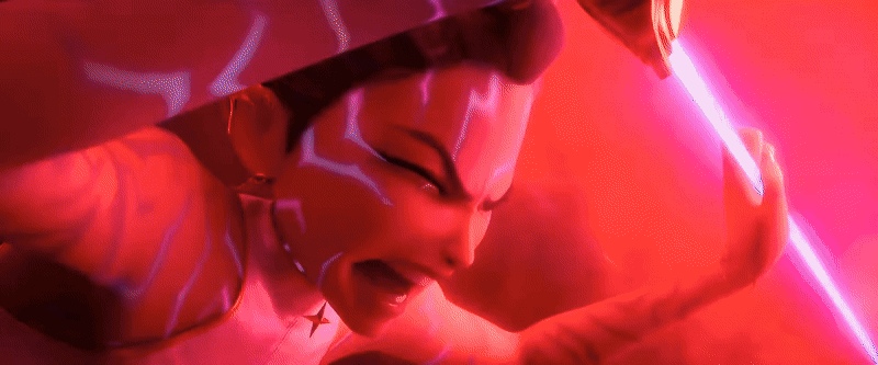 a scene from KPop Demon Hunters with a duck-lipping Juni replaced by Zoolander